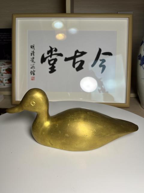 古玩雜項民國 歐洲貴族 銅鎏金擺件拍賣，當前價格500元