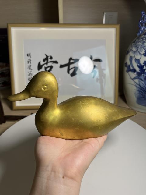 古玩雜項民國 歐洲貴族 銅鎏金擺件拍賣，當前價格500元