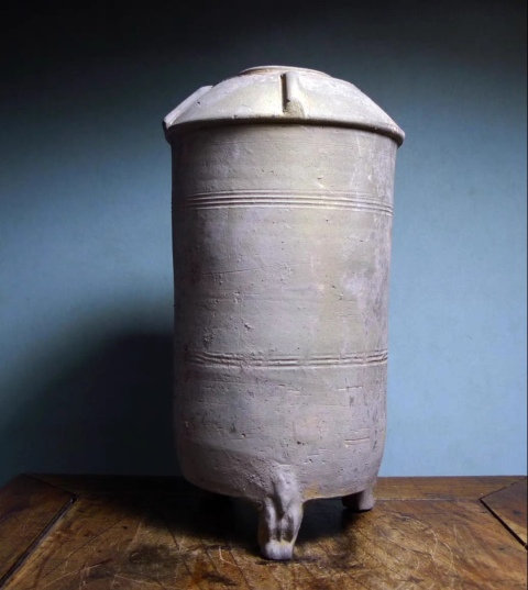 古玩陶瓷漢代?灰陶谷倉(cāng)拍賣，當(dāng)前價(jià)格1200元