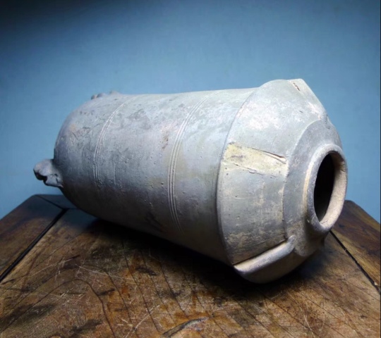 古玩陶瓷漢代?灰陶谷倉(cāng)拍賣，當(dāng)前價(jià)格1200元