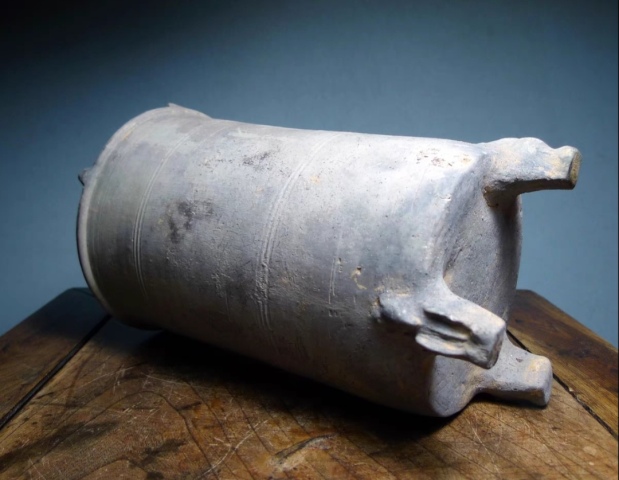 古玩陶瓷漢代?灰陶谷倉(cāng)拍賣，當(dāng)前價(jià)格1200元