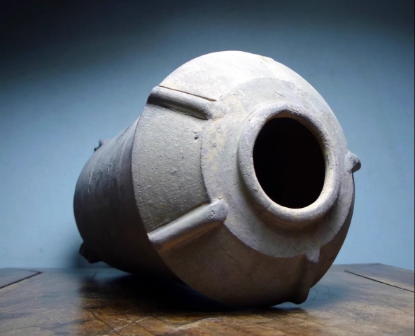 古玩陶瓷漢代?灰陶谷倉(cāng)拍賣，當(dāng)前價(jià)格1200元