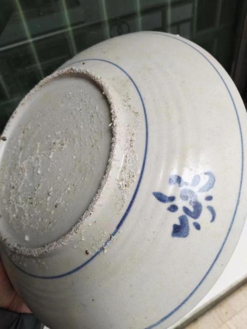 古玩陶瓷青花鳳穿花大盤拍賣，當前價格9000元