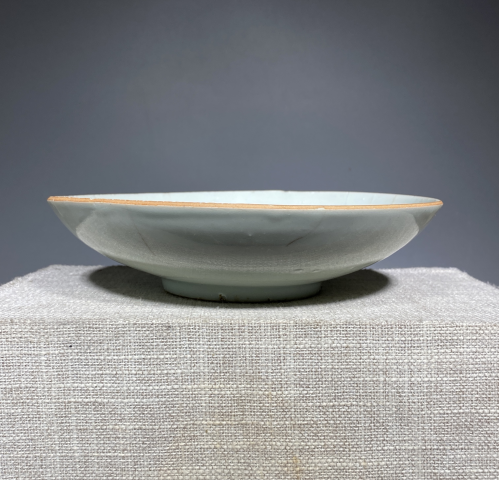 古玩陶瓷明代早期甜白釉大盤拍賣,當(dāng)前價(jià)格588元