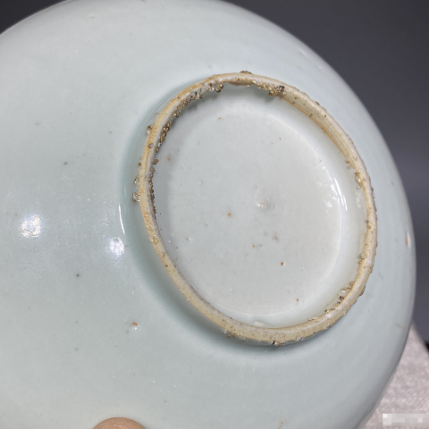 古玩陶瓷明代早期甜白釉大盤拍賣,當(dāng)前價(jià)格588元