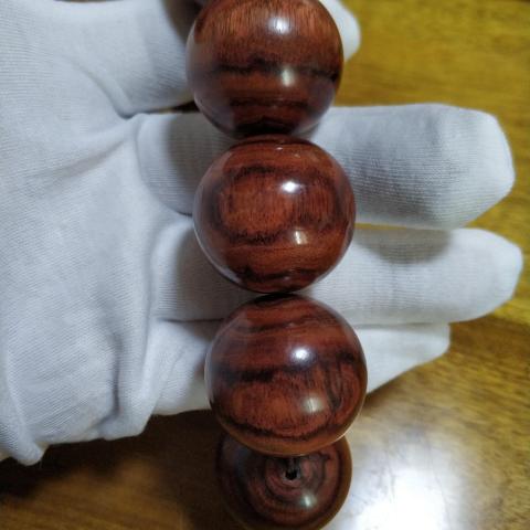 古玩雜項(xiàng)紫油梨手串拍賣，當(dāng)前價(jià)格800元