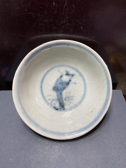 古玩陶瓷明,高官厚祿茶碗拍賣,當前價格2800元