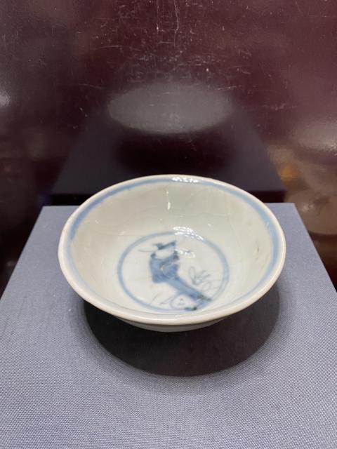 古玩陶瓷明,高官厚祿茶碗拍賣,當前價格2800元