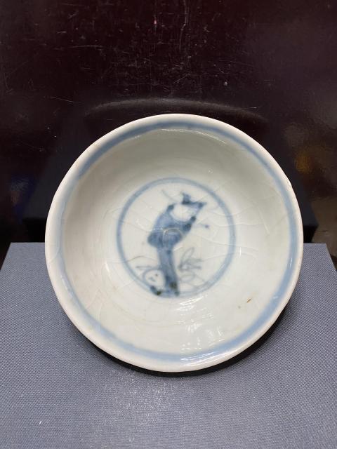 古玩陶瓷明,高官厚祿茶碗拍賣,當前價格2800元