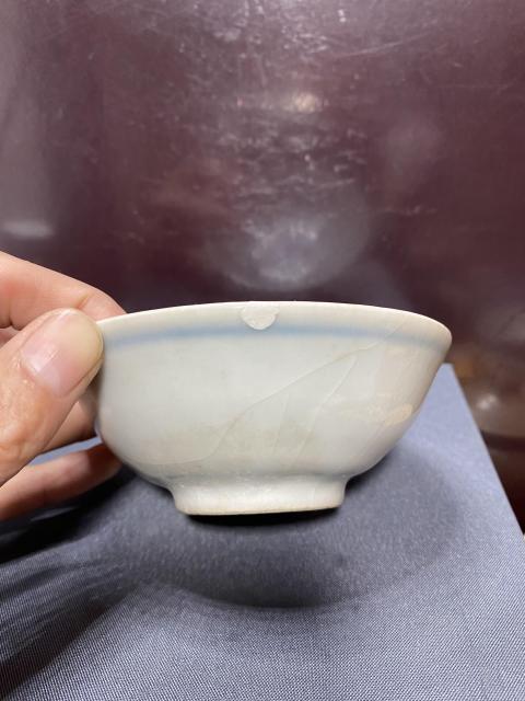 古玩陶瓷明,高官厚祿茶碗拍賣,當前價格2800元