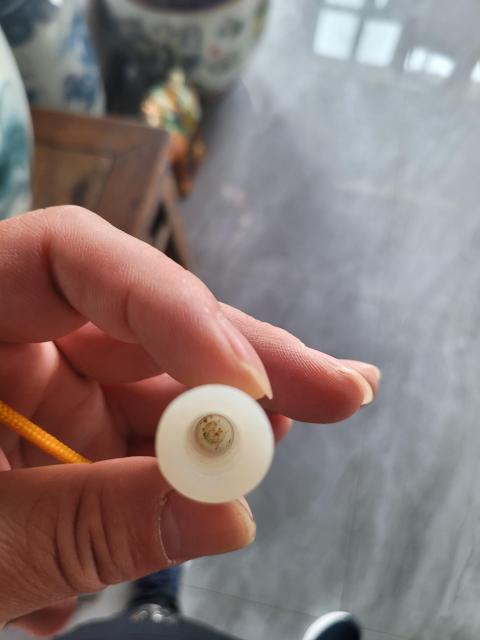 古玩玉器和田玉雕素紋翎管拍賣，當前價格4800元