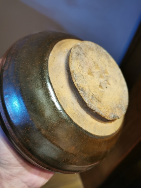 古玩陶瓷明末清初?褐釉香爐拍賣,當前價格1500元