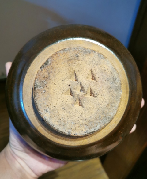 古玩陶瓷明末清初?褐釉香爐拍賣,當前價格1500元