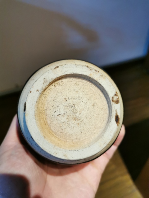 古玩陶瓷明代?黑釉茶入拍賣,當前價格999元