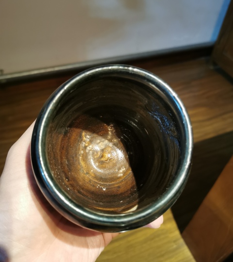 古玩陶瓷明代?黑釉茶入拍賣,當前價格999元