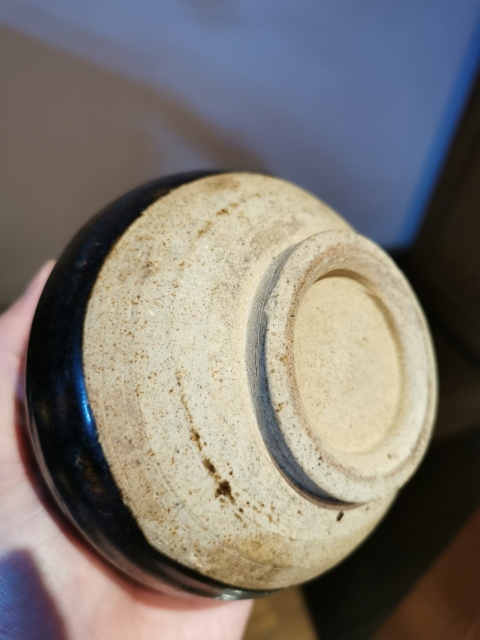 古玩陶瓷元代?褐釉茶入拍賣，當(dāng)前價(jià)格299元