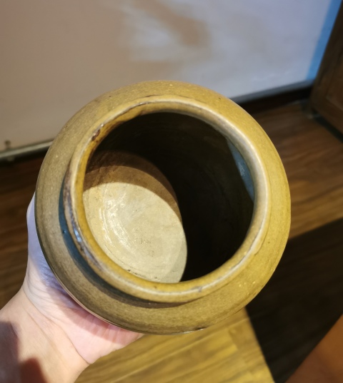 古玩陶瓷元代?茶葉末釉茶入拍賣,當前價格2200元