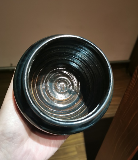 古玩陶瓷明代?黑釉直口茶入拍賣,當(dāng)前價(jià)格999元