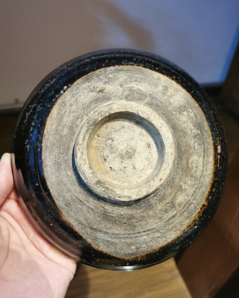 古玩陶瓷元代?鐵銹斑大碗拍賣,當前價格666元