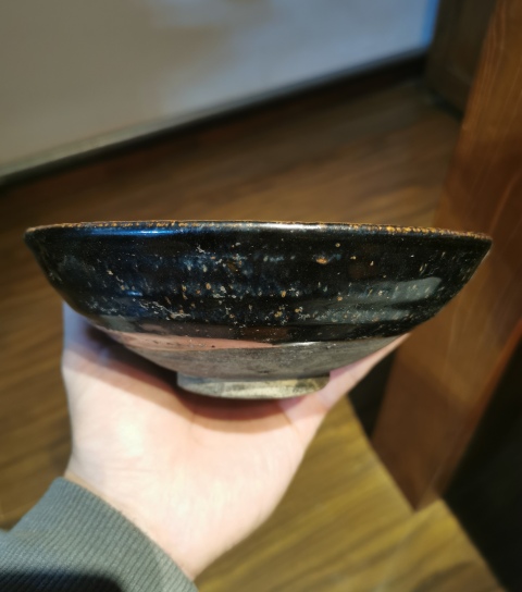 古玩陶瓷元代?鐵銹斑大碗拍賣,當前價格666元