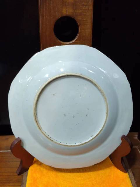 古玩陶瓷清雍乾博古圖青花盤拍賣,當(dāng)前價(jià)格1888元