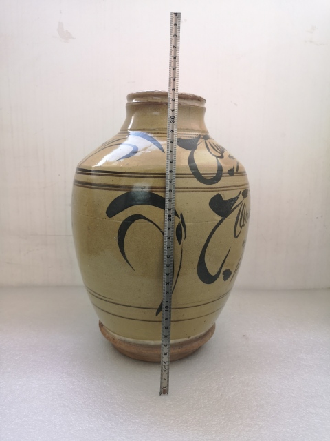 古玩陶瓷清早期磁州窯罐拍賣,當(dāng)前價(jià)格750元