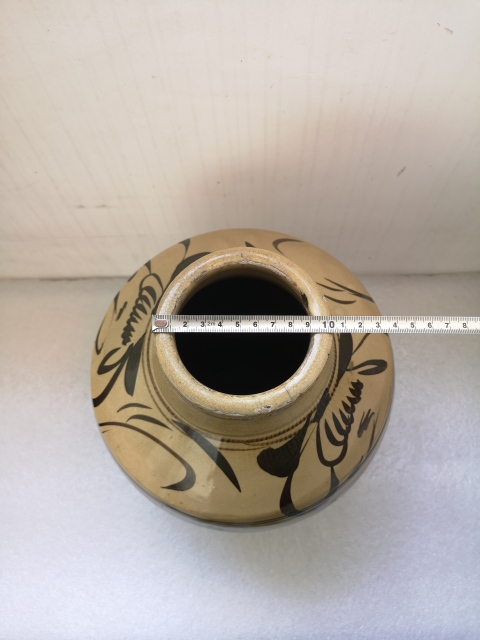 古玩陶瓷清早期磁州窯罐拍賣,當(dāng)前價(jià)格750元