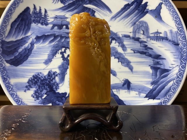 古玩雜項壽山石印章拍賣，當前價格4800元