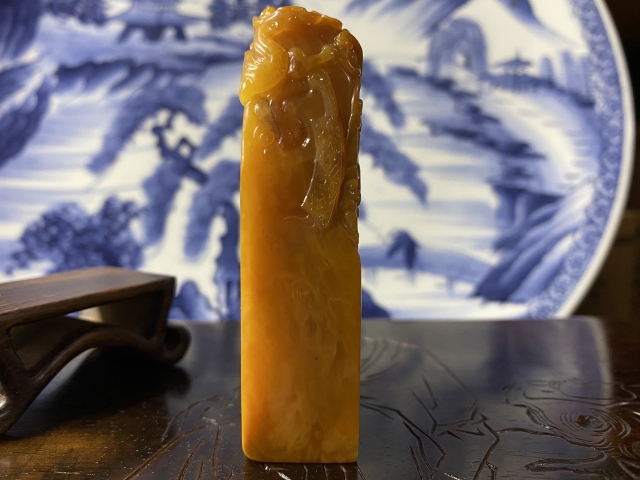 古玩雜項壽山石印章拍賣，當前價格4800元