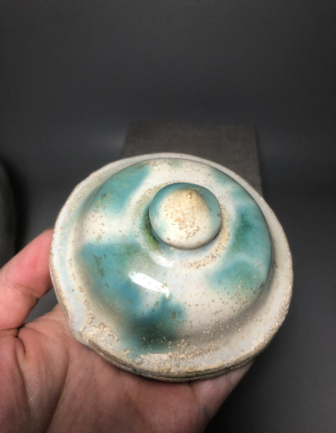 古玩陶瓷仿鈞窯窯變綠釉將軍罐拍賣,當前價格0元