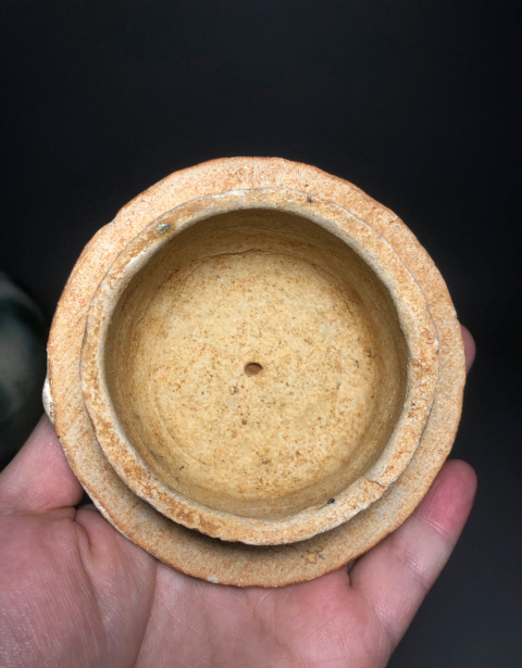 古玩陶瓷仿鈞窯窯變綠釉將軍罐拍賣,當前價格0元