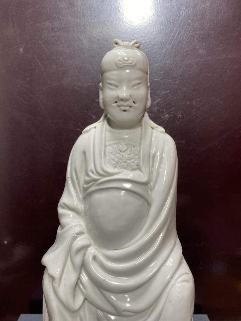 古玩陶瓷清德化窯白釉瓷塑拍賣，當前價格4888元