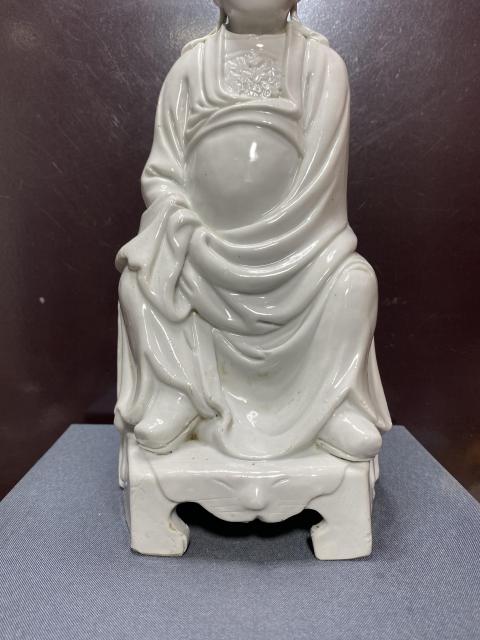 古玩陶瓷清德化窯白釉瓷塑拍賣，當前價格4888元