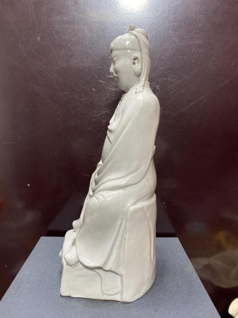古玩陶瓷清德化窯白釉瓷塑拍賣，當前價格4888元