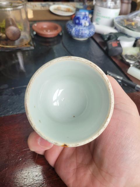 古玩陶瓷青花骰盅拍賣，當前價格1600元