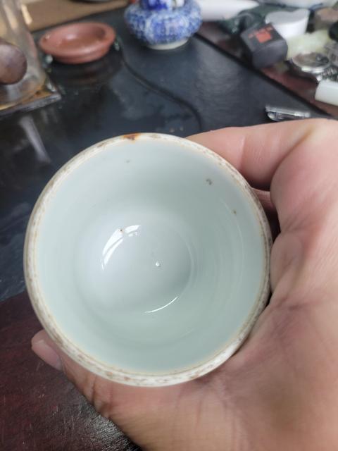 古玩陶瓷青花骰盅拍賣，當前價格1600元