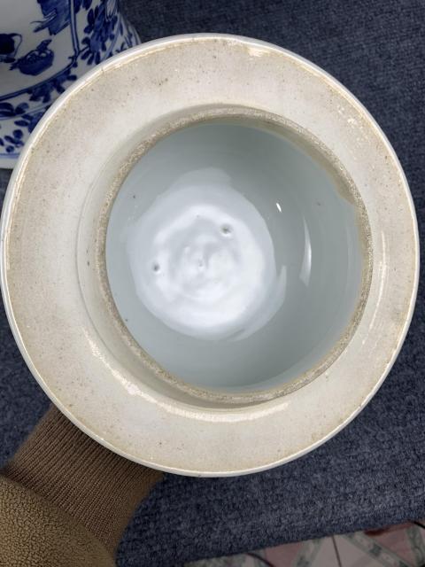 古玩陶瓷51厘米人物紋青花將軍罐拍賣,當前價格28888元