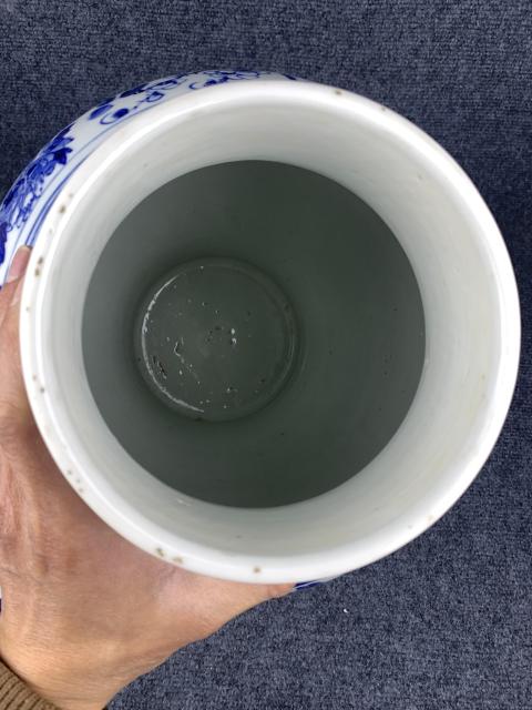 古玩陶瓷51厘米人物紋青花將軍罐拍賣,當前價格28888元