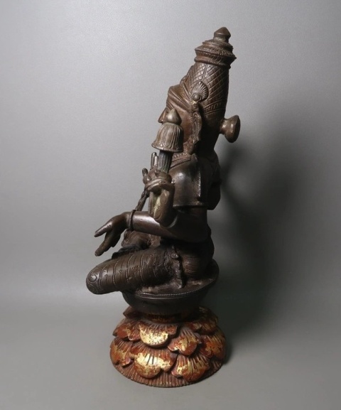 古玩雜項(xiàng)清代吉祥天女造像，大拍品質(zhì)拍賣，當(dāng)前價格19800元