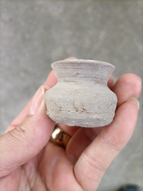 古玩陶瓷灰陶水盂拍賣，當前價格500元