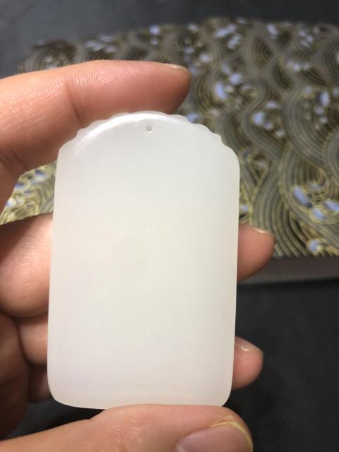 古玩玉器白玉雕虎牌【上山虎】拍賣，當(dāng)前價格122元