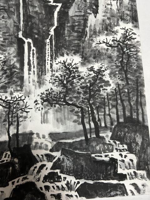 古玩字畫許澄宇款山水中堂拍賣,當前價格3488元