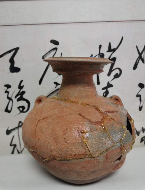 古玩陶瓷越窯青瓷雙系壺拍賣，當前價格500元