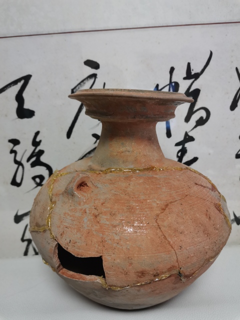 古玩陶瓷越窯青瓷雙系壺拍賣，當前價格500元
