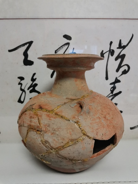 古玩陶瓷越窯青瓷雙系壺拍賣，當前價格500元