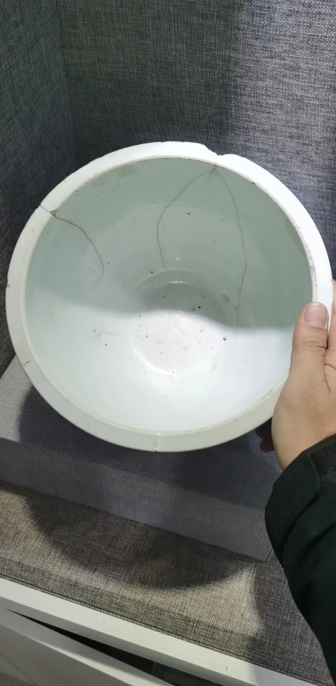古玩陶瓷康雍青花歲寒三友卷缸拍賣,當前價格22000元