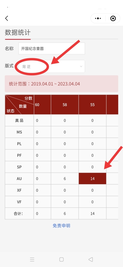 古玩錢(qián)幣開(kāi)國(guó)紀(jì)念幣{背逆}.錯(cuò)版幣拍賣(mài),當(dāng)前價(jià)格4666元