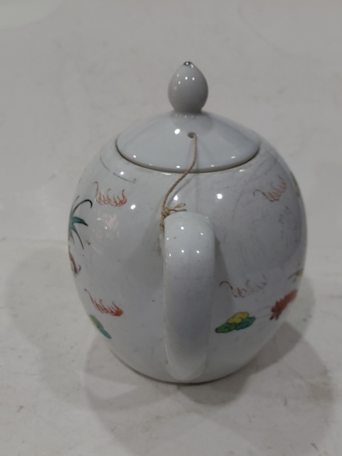 古玩陶瓷龍鳳紋執壺拍賣,當前價格488元