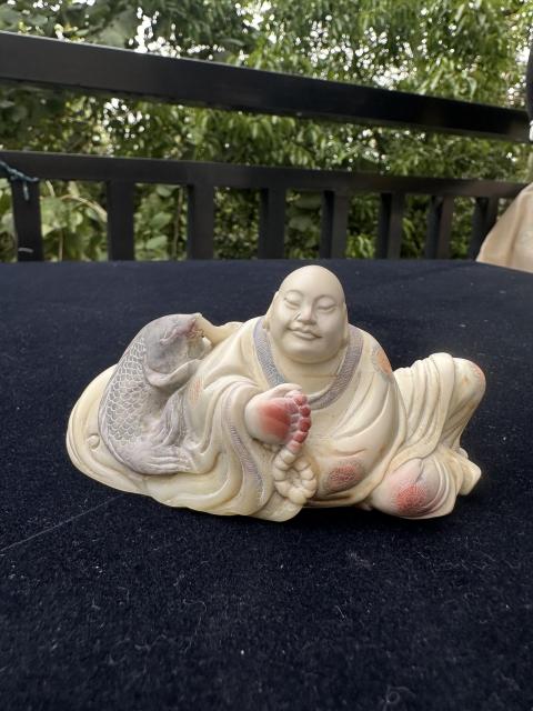 壽山石雕羅漢擺件（特價(jià)精品）拍賣，當(dāng)前價(jià)格699元