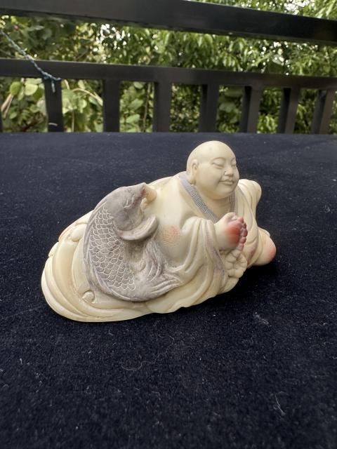 古玩雜項壽山石雕羅漢擺件（特價精品）拍賣，當前價格599元